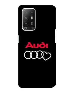Чохол для OPPO F19 Pro Plus 5G з картинкою «Логотип Audi Heart»