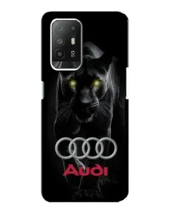 Чехол для OPPO F19 Pro Plus 5G с картинкой «Пантера и Audi»