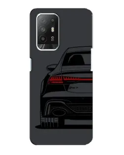Чехол для OPPO F19 Pro Plus 5G с картинкой «Задняя часть Audi — арт»