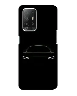 Чехол для OPPO F19 Pro Plus 5G с картинкой «Взгляд Audi в темноте»