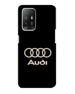 Чехол для OPPO F19 Pro Plus 5G с картинкой «Audi — золотой логотип»