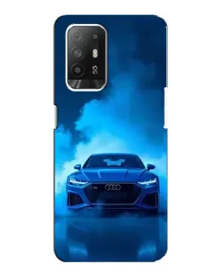 Чехол для OPPO F19 Pro Plus 5G с картинкой «Audi — голубая энергия»