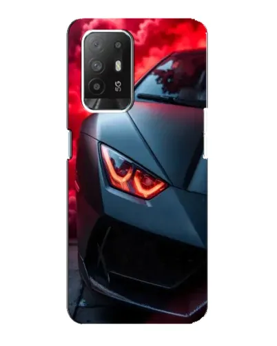 Чехол для OPPO F19 Pro Plus 5G с картинкой «Lamborghini красное сияние» Чехол для OPPO F19 Pro Plus 5G с картинкой «Lamborghini красное сияние»
