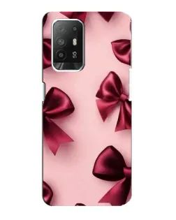 Чехол для OPPO F19 Pro Plus 5G с картинкой «Бордовый атлас»