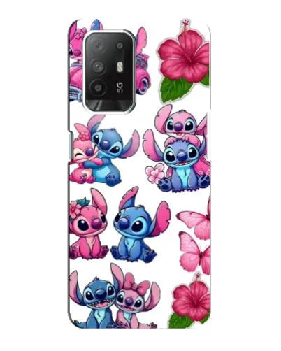 Чохол для OPPO F19 Pro Plus 5G з картинкою «Стікери Stitch та Angel» Чохол для OPPO F19 Pro Plus 5G з картинкою «Стікери Stitch та Angel»