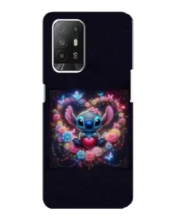 Чохол для OPPO F19 Pro Plus 5G з картинкою «Stitch у квітах» Чохол для OPPO F19 Pro Plus 5G з картинкою «Stitch у квітах»