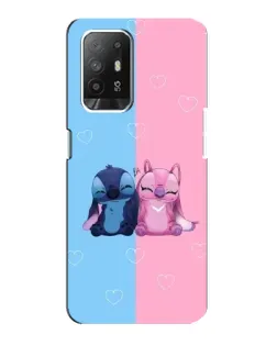 Чохол для OPPO F19 Pro Plus 5G з картинкою «Stitch та Angel Love» Чохол для OPPO F19 Pro Plus 5G з картинкою «Stitch та Angel Love»