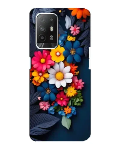 Чехол для OPPO F19 Pro Plus 5G с картинкой «Цветочная феерия»