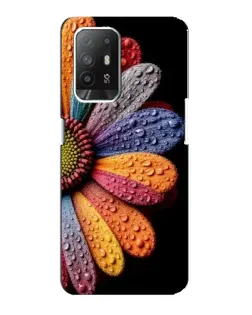 Чехол для OPPO F19 Pro Plus 5G с картинкой «Радужный цветок» Чехол для OPPO F19 Pro Plus 5G с картинкой «Радужный цветок»