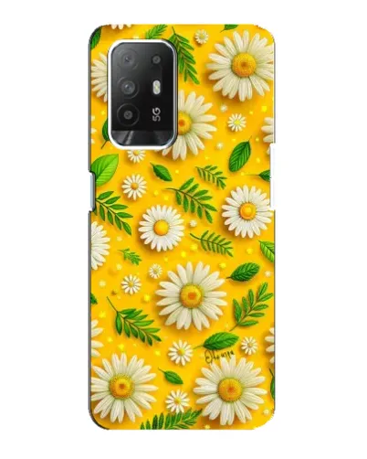 Чехол для OPPO F19 Pro Plus 5G с картинкой «Ромашковое солнце»