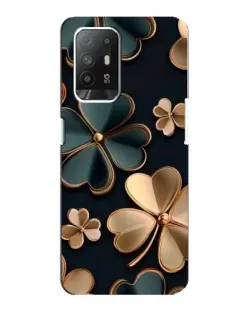Чехол для OPPO F19 Pro Plus 5G с картинкой «Клевер в золоте» Чехол для OPPO F19 Pro Plus 5G с картинкой «Клевер в золоте»