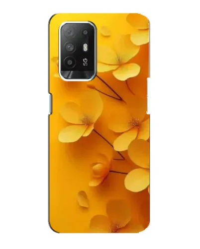 Чехол для OPPO F19 Pro Plus 5G с картинкой «Золотые лепестки»