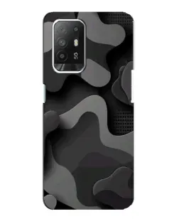 Чехол для OPPO F19 Pro Plus 5G с картинкой «Темный абстрактный камуфляж» Чехол для OPPO F19 Pro Plus 5G с картинкой «Темный абстрактный камуфляж»