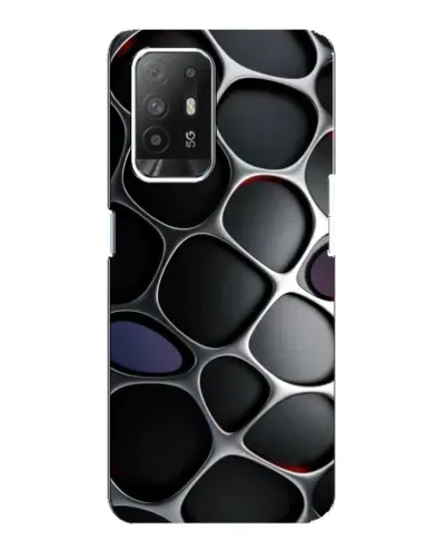Чехол для OPPO F19 Pro Plus 5G с картинкой «Объемная темная решетка» Чехол для OPPO F19 Pro Plus 5G с картинкой «Объемная темная решетка»