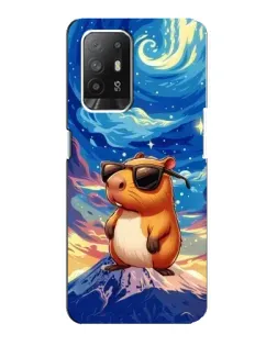 Чехол для OPPO F19 Pro Plus 5G с картинкой «Капибара Ван Гога»