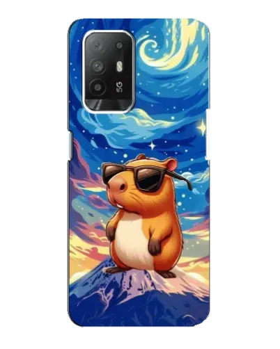 Чехол для OPPO F19 Pro Plus 5G с картинкой «Капибара Ван Гога»