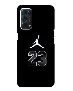 Чехол для OPPO F19 с картинкой «Jordan Flight 23»