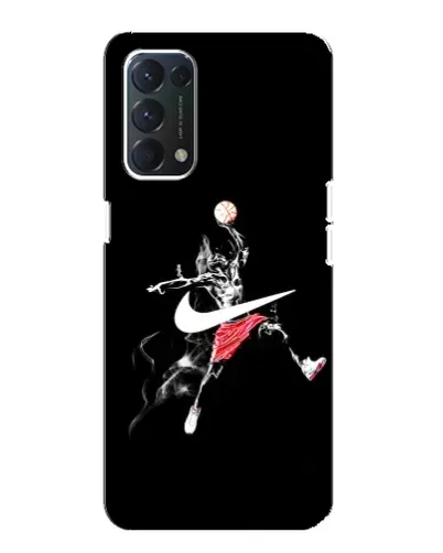 Чехол для OPPO F19 с картинкой «Jordan Jumpman» Чехол для OPPO F19 с картинкой «Jordan Jumpman»