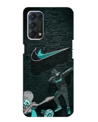 Чехол для OPPO F19 с картинкой «Спортивный арт Nike»