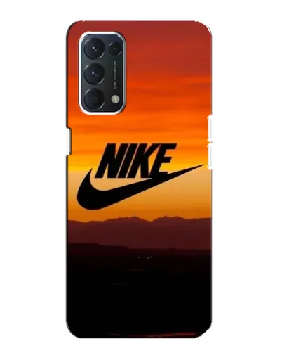 Чехол для OPPO F19 с картинкой «Nike — вечерний горизонт»