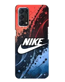 Чехол для OPPO F19 с картинкой «Градиентный принт Найк»
