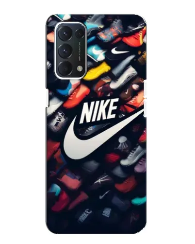 Чехол для OPPO F19 с картинкой «Коллекция кроссовок Nike»