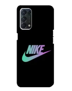 Чехол для OPPO F19 с картинкой «Nike — городская ночь»