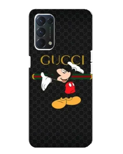 Чехол для OPPO F19 с картинкой «Микки Маус Gucci» Чехол для OPPO F19 с картинкой «Микки Маус Gucci»