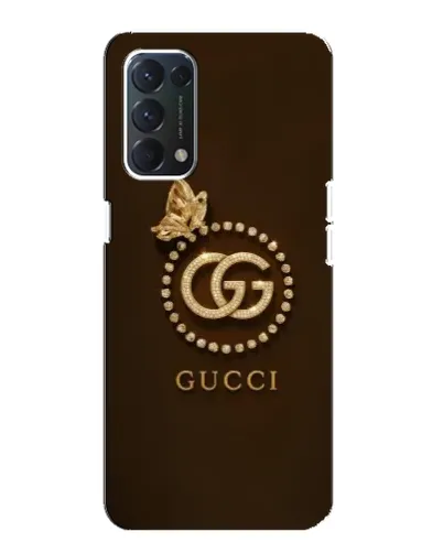 Чехол для OPPO F19 с картинкой «Gucci — золотая бабочка» Чехол для OPPO F19 с картинкой «Gucci — золотая бабочка»