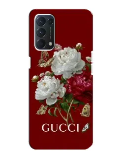 Чехол для OPPO F19 с картинкой «Gucci —  сад»