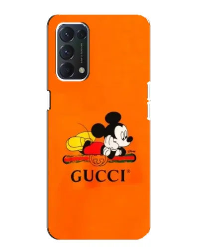 Чехол для OPPO F19 с картинкой «Микки Маус Gucci — оранж» Чехол для OPPO F19 с картинкой «Микки Маус Gucci — оранж»