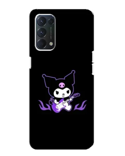 Чехол для OPPO F19 с картинкой «Электрическая Kuromi»