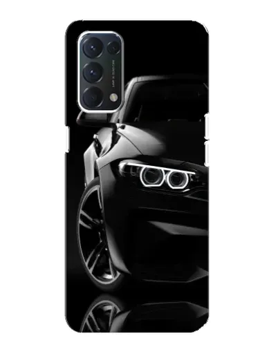Чехол для OPPO F19 с картинкой «Черная BMW — профиль» Чехол для OPPO F19 с картинкой «Черная BMW — профиль»