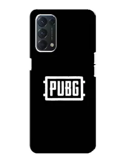Чехол для OPPO F19 с картинкой «Лого BMW — металлический блеск»