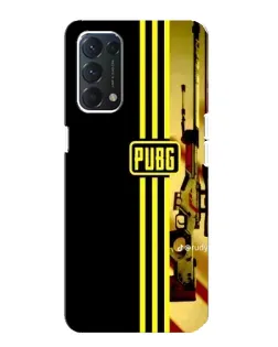 Чехол для OPPO F19 с картинкой «PUBG — камуфляжный шлем»