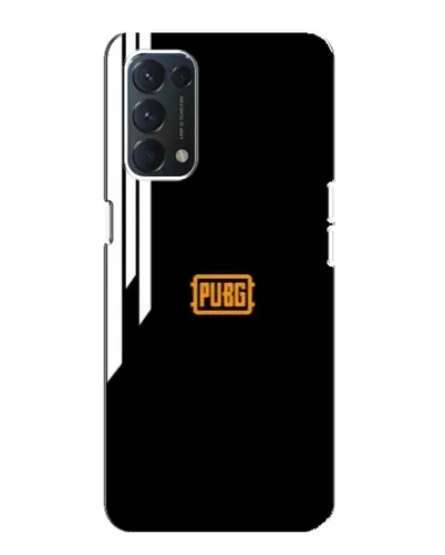 Чехол для OPPO F19 с картинкой «PUBG — вертикальные линии»