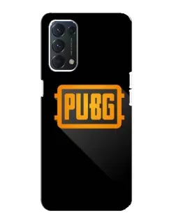 Чехол для OPPO F19 с картинкой «PUBG — рамка лого»