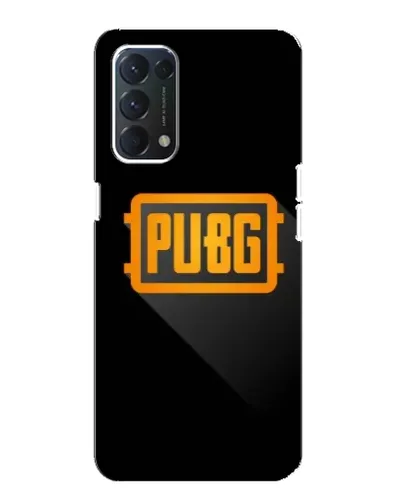 Чехол для OPPO F19 с картинкой «PUBG — рамка лого»