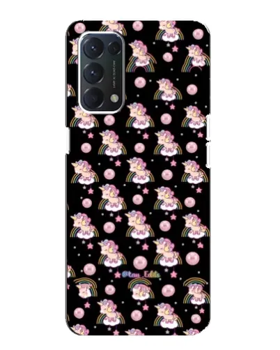 Чехол для OPPO F19 с картинкой «Magic Unicorn паттерн» Чехол для OPPO F19 с картинкой «Magic Unicorn паттерн»