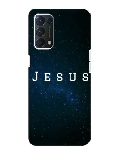 Чехол для OPPO F19 с картинкой «Звездное небо Jesus»