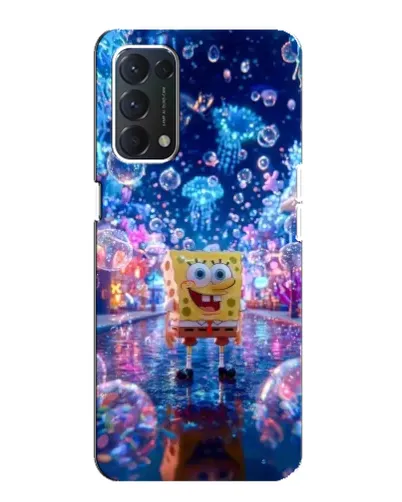 Чехол для OPPO F19 с картинкой «Неоновый океан» Чехол для OPPO F19 с картинкой «Неоновый океан»