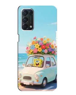 Чехол для OPPO F19 с картинкой «Автомобильное путешествие»