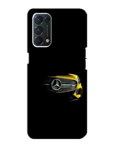 Чехол для OPPO F19 с картинкой «Mercedes — ретро стиль»
