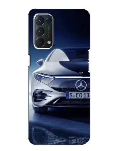 Чехол для OPPO F19 с картинкой «Mercedes EQ — будущее»