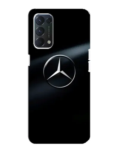 Чехол для OPPO F19 с картинкой «Mercedes на металле» Чехол для OPPO F19 с картинкой «Mercedes на металле»