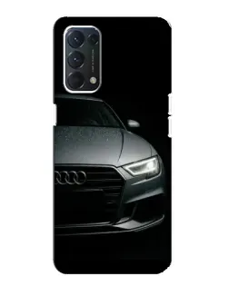 Чехол для OPPO F19 с картинкой «Audi — детализация кузова»