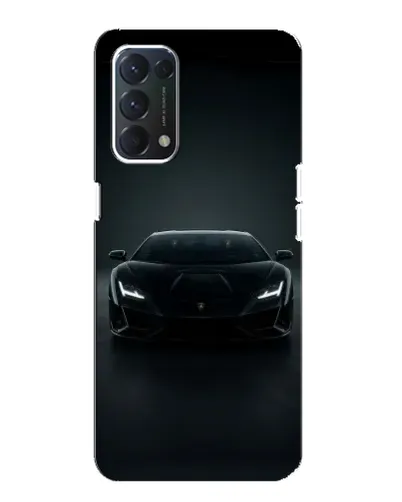 Чехол для OPPO F19 с картинкой «Черный Lamborghini Aventador» Чехол для OPPO F19 с картинкой «Черный Lamborghini Aventador»