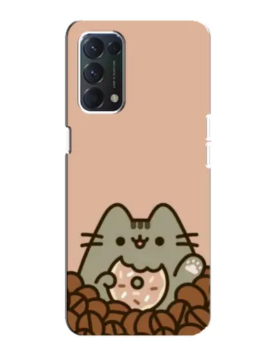Чехол для OPPO F19 с картинкой «Кофейный Пушин» Чехол для OPPO F19 с картинкой «Кофейный Пушин»