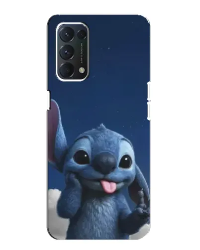 Чехол для OPPO F19 с картинкой «Стич в облаках» Чехол для OPPO F19 с картинкой «Стич в облаках»