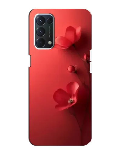 Чехол для OPPO F19 с картинкой «Маковые соцветия»